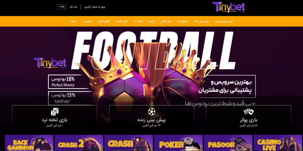 آموزش ورود به سایت تاینی بت برای کاربران جدید آموزش ورود به سایت تاینی بت برای کاربران جدید